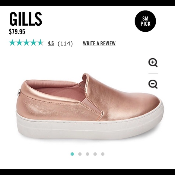 Steve Madden Shoes - 🌹 ROSE GOLD Steve Madden Gary Flats NWT Sz 8